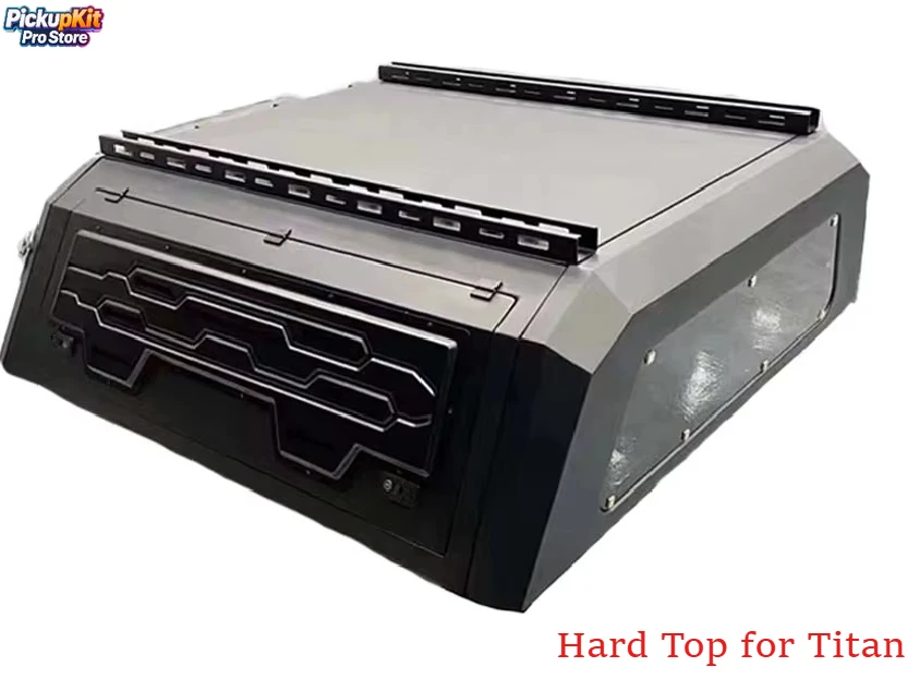 

Aluminum Hardtop Canopy for Locking 4X4 Pickup Truck Bed Camper Offroad Accessory for Titan