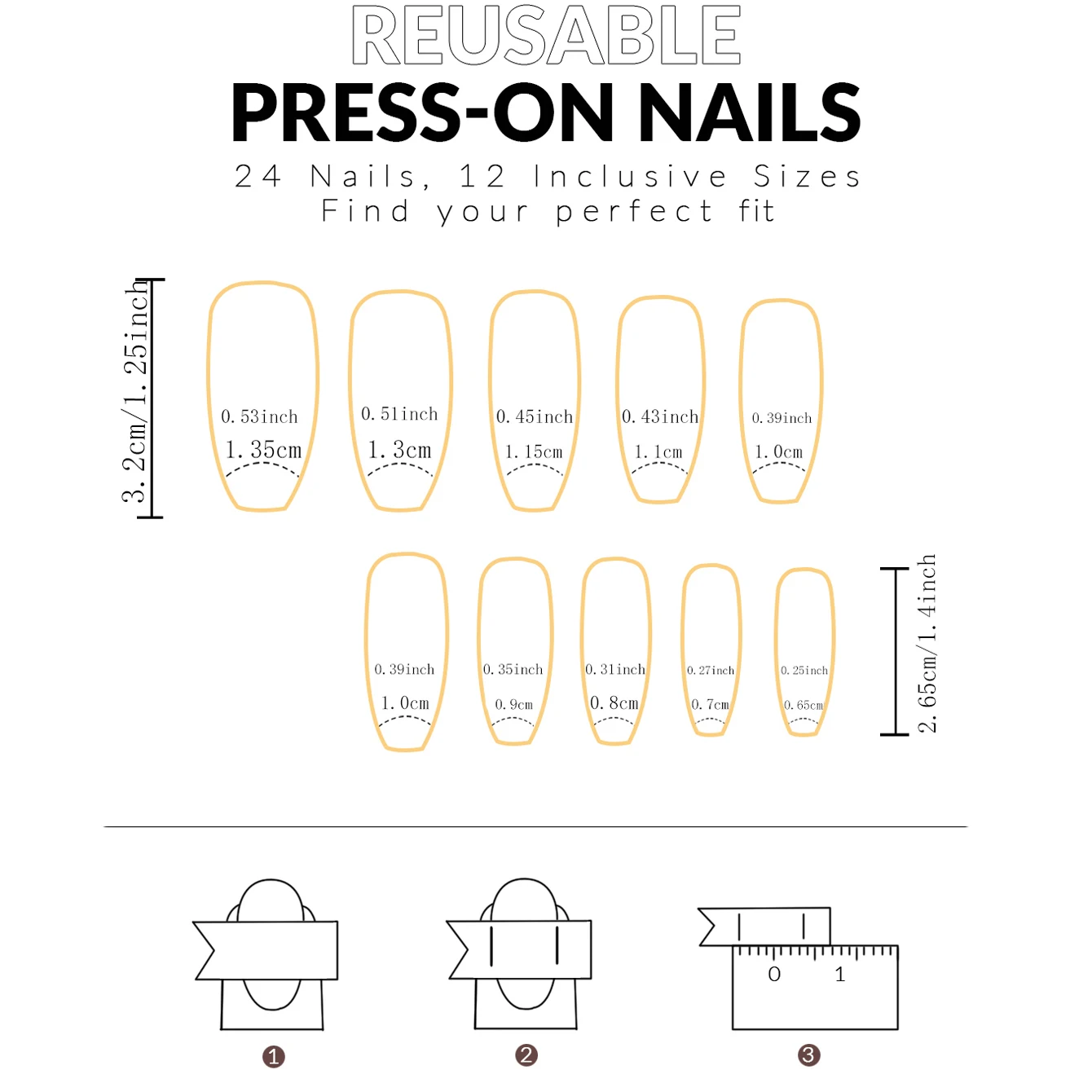 24PCS لطيف دفع مسمار طويل نعش الأظافر وهمية لطيف وهمية مسمار الوردي الفرنسية وأشار مسمار حجر الراين القوس مسمار