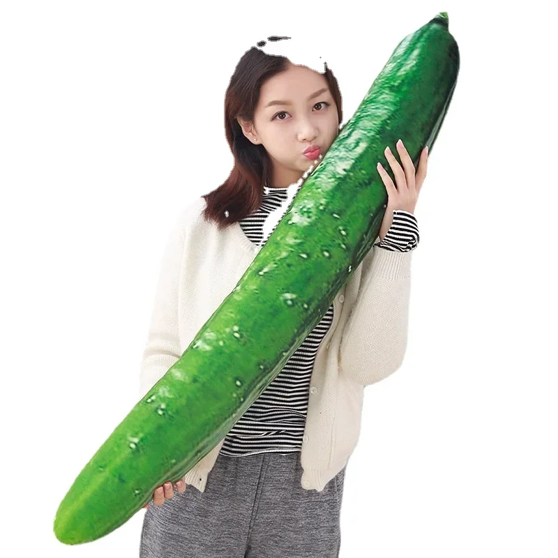 50-110cm Simulated Cucumber creative plant pillow cushion plush fruit vegetables food Anti-stress soft girl Children toy gift