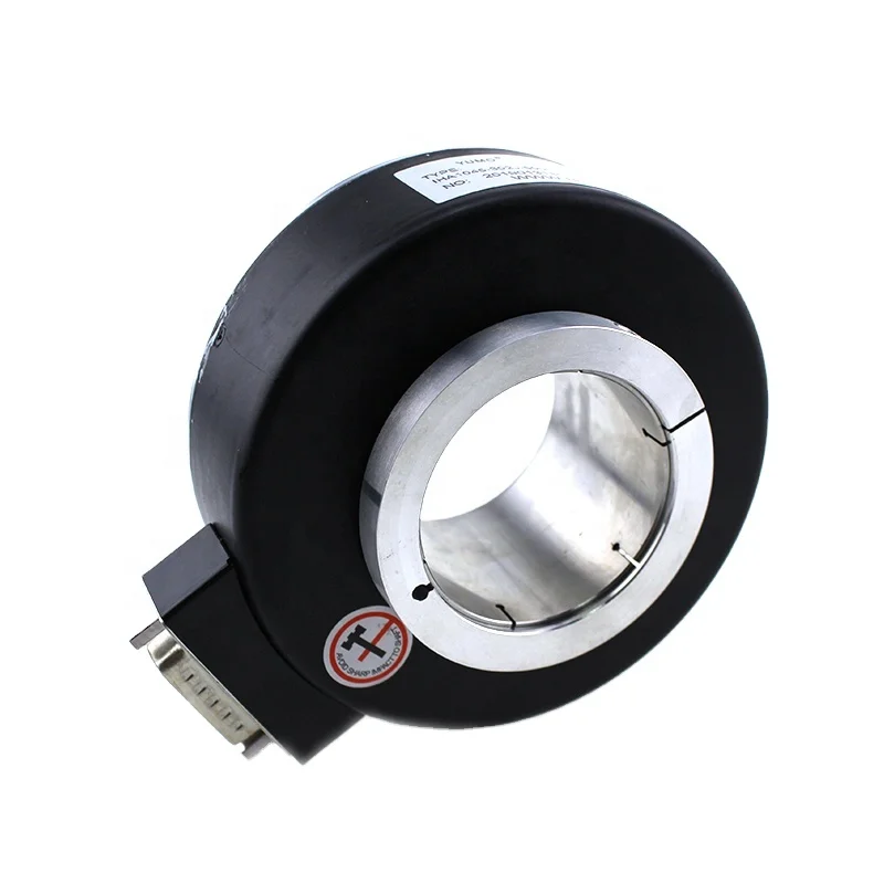 YUMO Encoder Elevator IHA1045  5000ppr OD100mm ID45mm 5VDC Hollow Shaft Incremental Rotary 