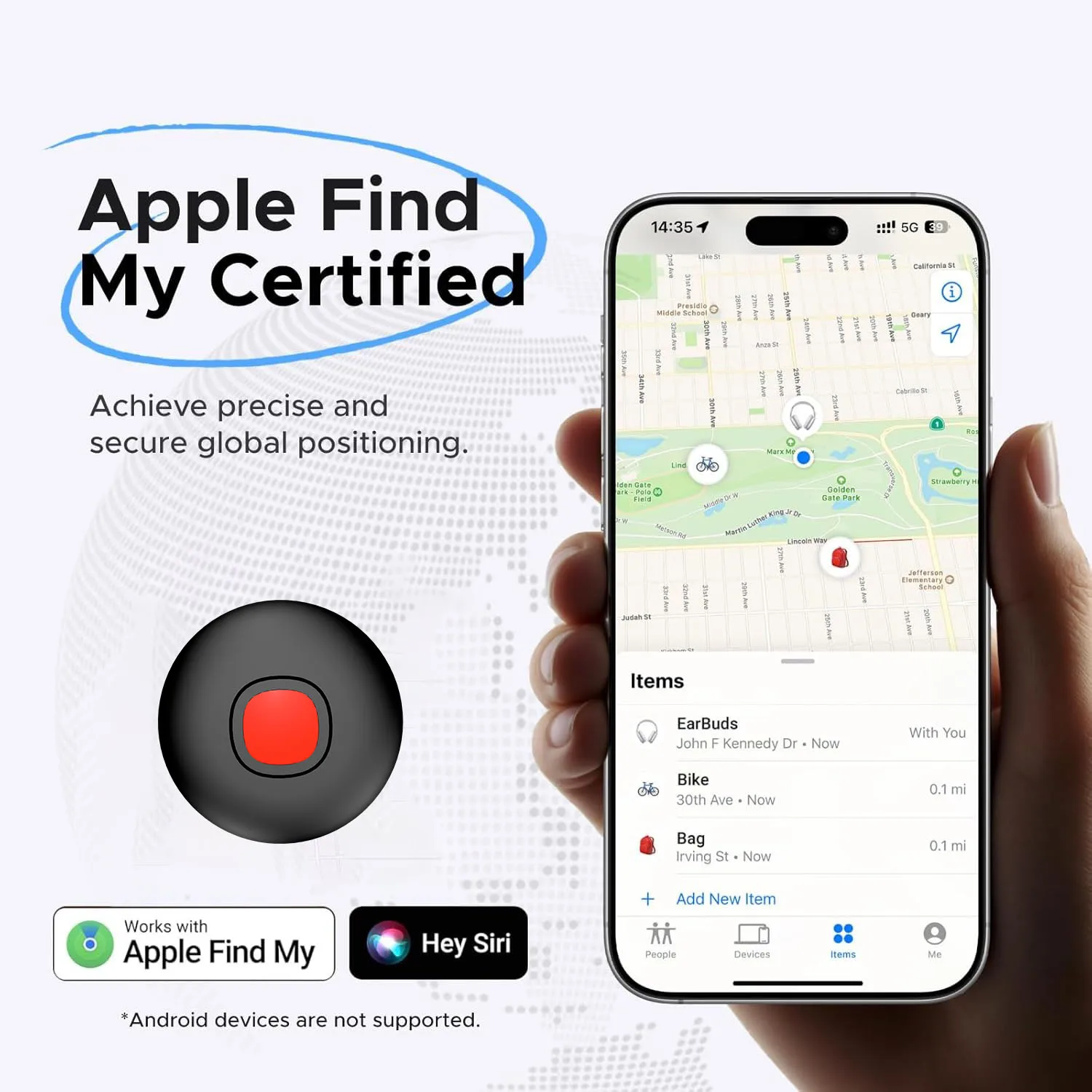 

Anti-loss Tracker Sport Tracking For ios Find My keys Car Wallet Bag Waterproof Finders Air Tag For iPhone Smart Tag