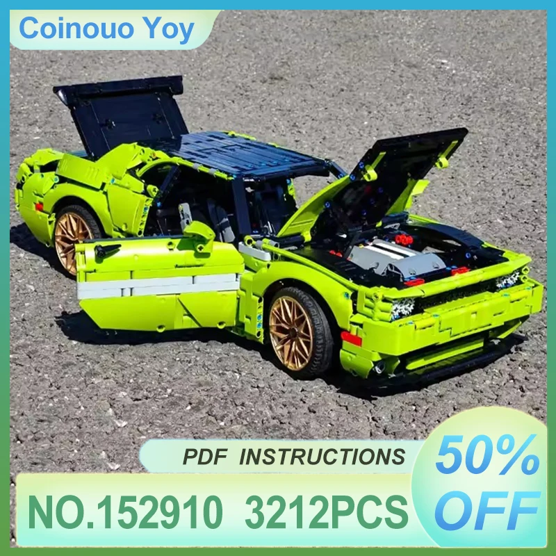 

New MOC-152910 Technical Fit 42115 Hypercar Super Racing Vehicle Model Building Block Brick Assembly DIY Toy Kids Chrismas Gifts