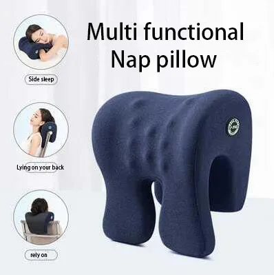 

Neck Support Office Rest Lunch Break Orthopedic Student Desk Sleeping Memory Foam Nap Pillow For Travel Headrest
