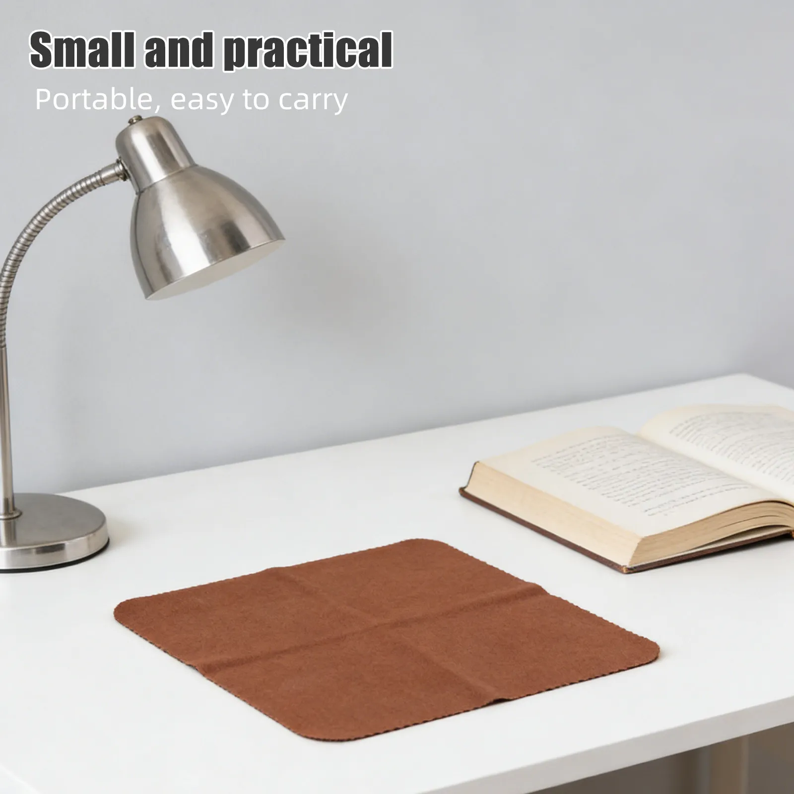 

30Pcs Suede Lens Cleaning Cloth Brown Soft Reusable Glasses Cleaner Cloths Eyeglasses Spectacles Sunglasses Thick Scratchfree