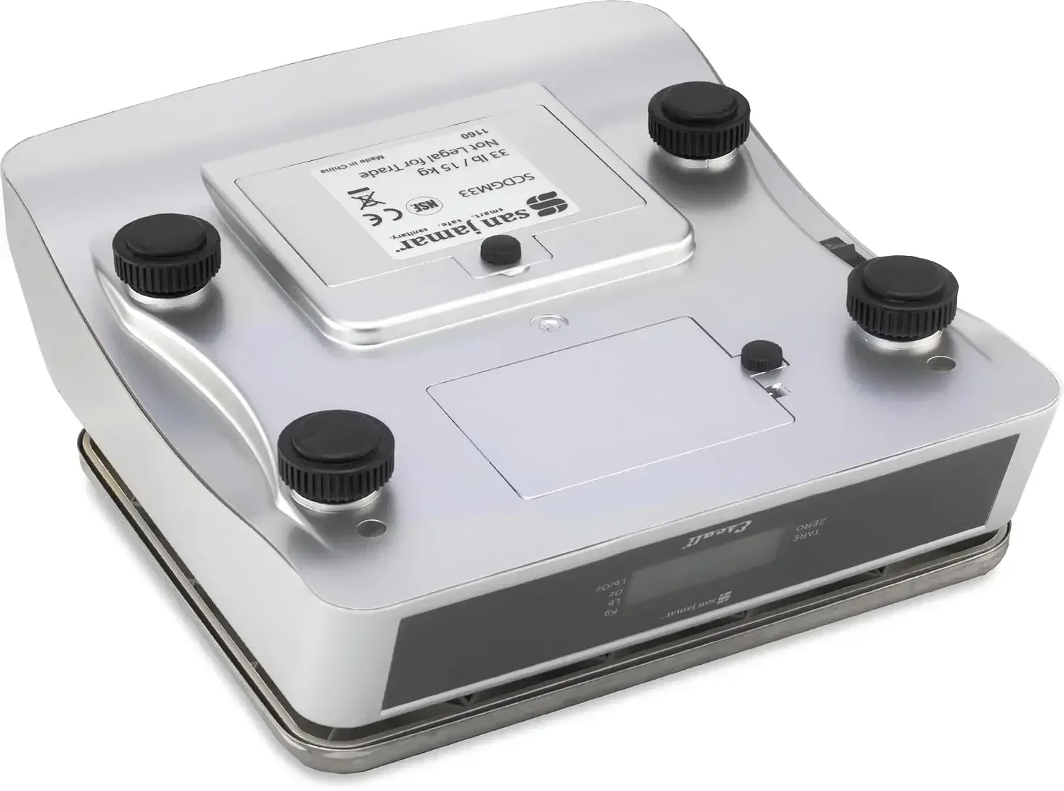 

XMSJ-Sale M-Series Digital Scale With Display Hold For Kitchens And Restaurants, Metal, 33 Pound, Silver