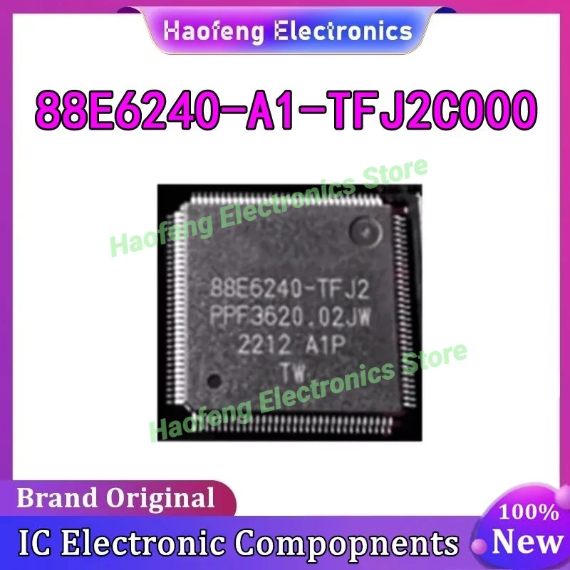 

Новый оригинальный чип управления Ethernet 88E6240-TFJ2 88E6240-A1-TFJ2C000 88E6240 TQFP-128