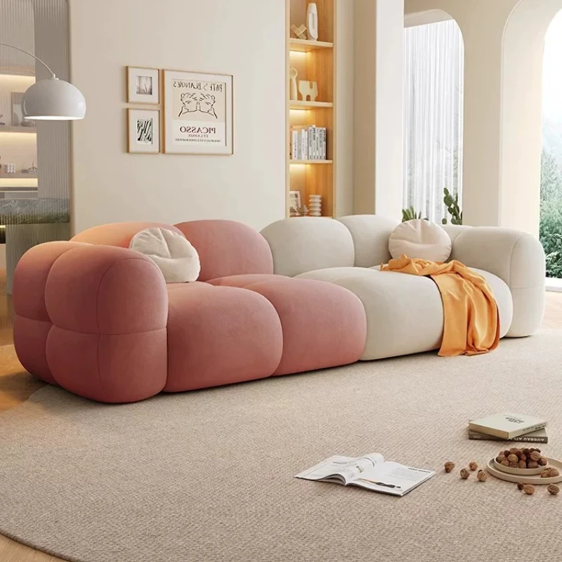 Sillas de diseño nórdico para sala de estar, muebles de hotel con estructura completa, sofá minimalista para salón, decoración del hogar, sofá de fila recta