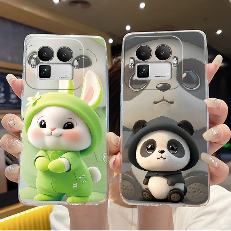 Popular Fashion Pink White Fusion Bow Pattern Phone Case For Realme GT 8 Pro 5G Anti-scratch Couple Shell Clear TPU Soft Cover