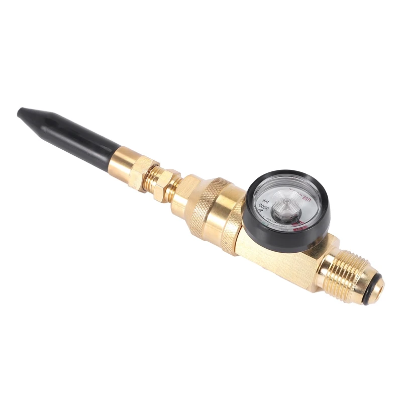 Helium Tank Latex Balloon Inflator Regulator With Gauge For G5/8 Tank Valves