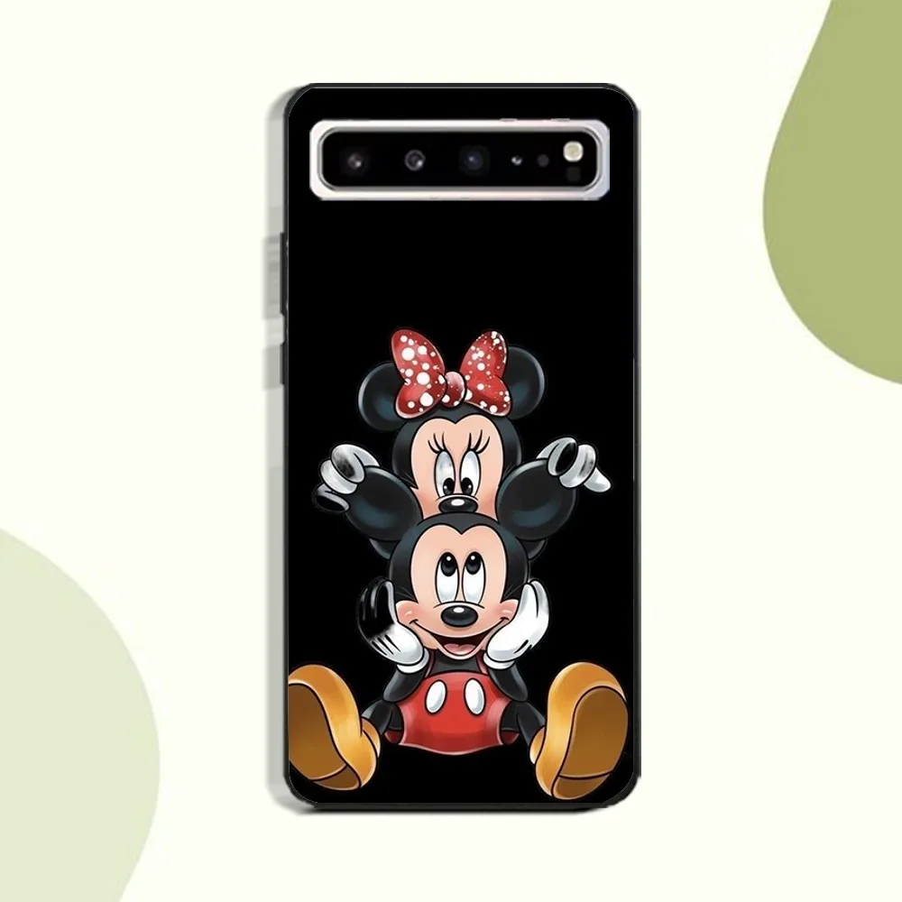 M-Mickey And M-Minnie Phone Case For Samsung Galaxy A52 A12 A51 S21 Edge S22ULTRA S23 S20LITE Plus Ultra Black Cover