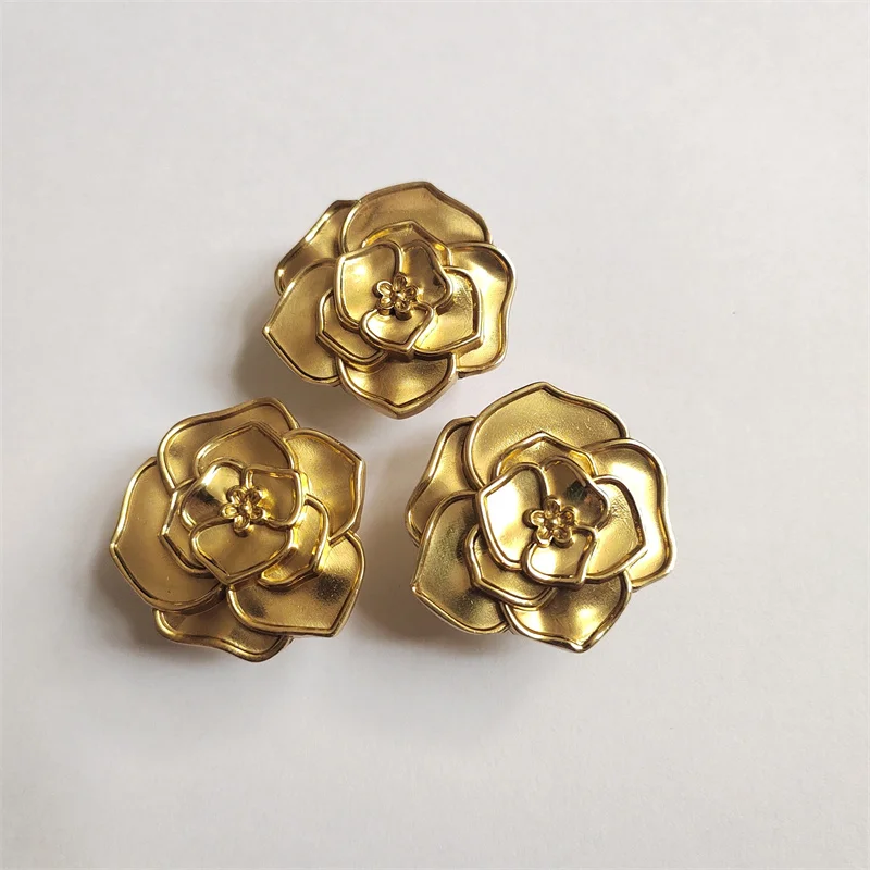 Pure Copper Furniture Handle Drawer Knob Gold Flower Shape Handles For Kitchen Cabinet Door Wardrobe Cupboard Pulls Diy