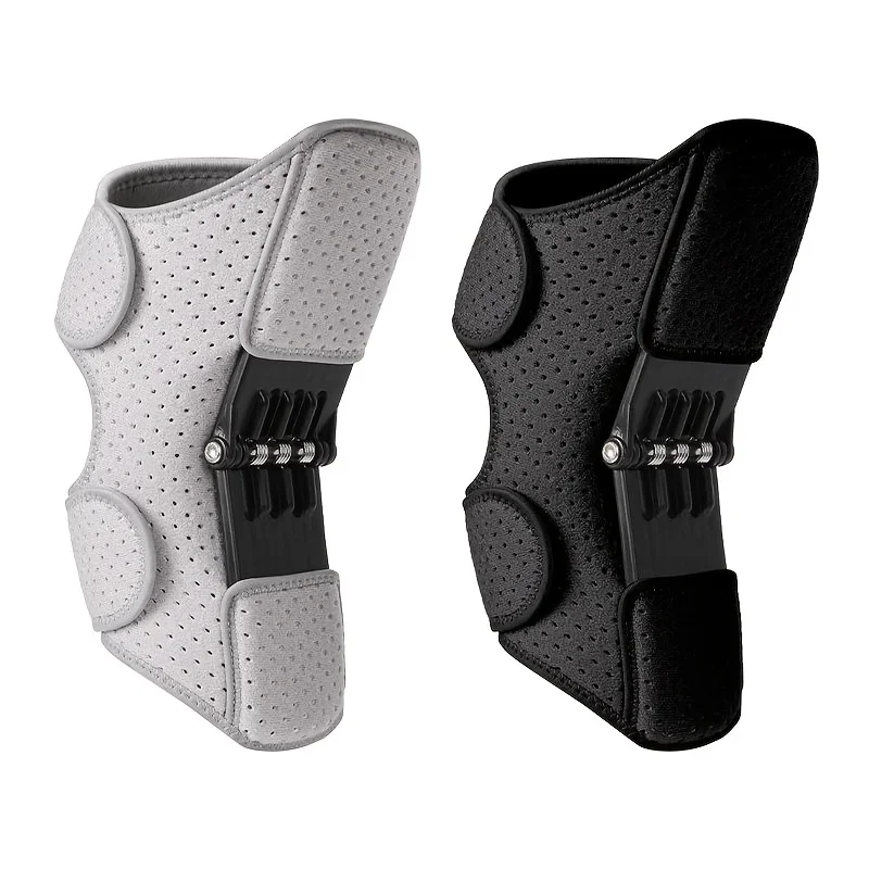 1PC Joint Support Knee Pad Non-slip Lift Pain Relief for Knee Power Spring Force Stabilizer Knee Booster Working Sports Elder