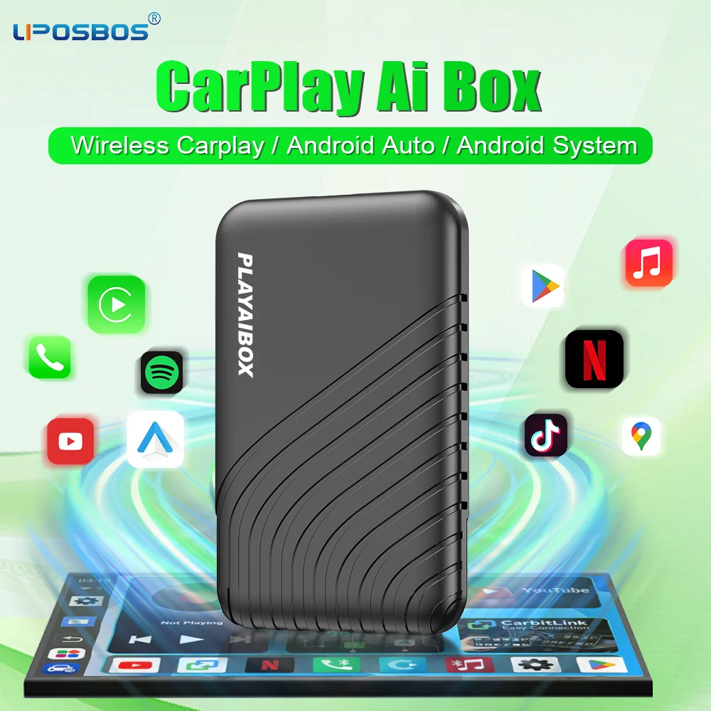 

CarPlay Ai Box Wireless Android Auto CarPlay For Netflix YouTube For Audi Buick Chery Ford GMC Haval Honda Jeep Kia Lexus MG