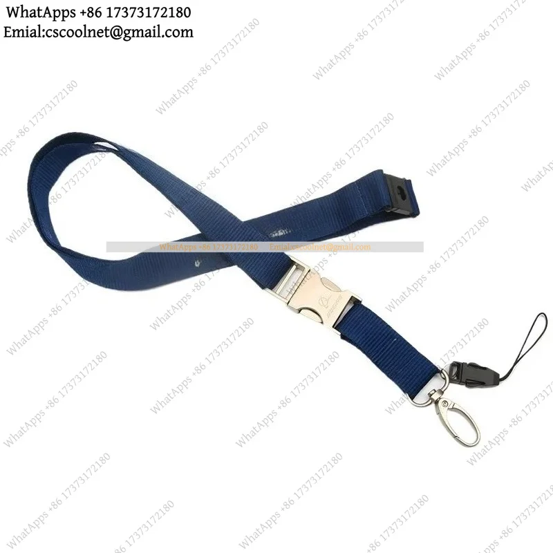Metal Buckle Lanyard Heavy Duty Clip Wide Strap Work ID Badge Card Holder Boarding Pass Keychain Neck Rope