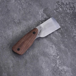 Nattools-cortador de cuero con hoja de acero reemplazable DC53, cuchillo de corte de cuero, mango de nogal, herramientas de artesanía de cuero de estilo japonés, 36MM