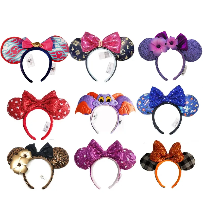 Disney Mickey Mouse Ears Headband Holiday party Cosplay Hairband EARS COSTUME Headband Plush Adult/Kids Headband Gift