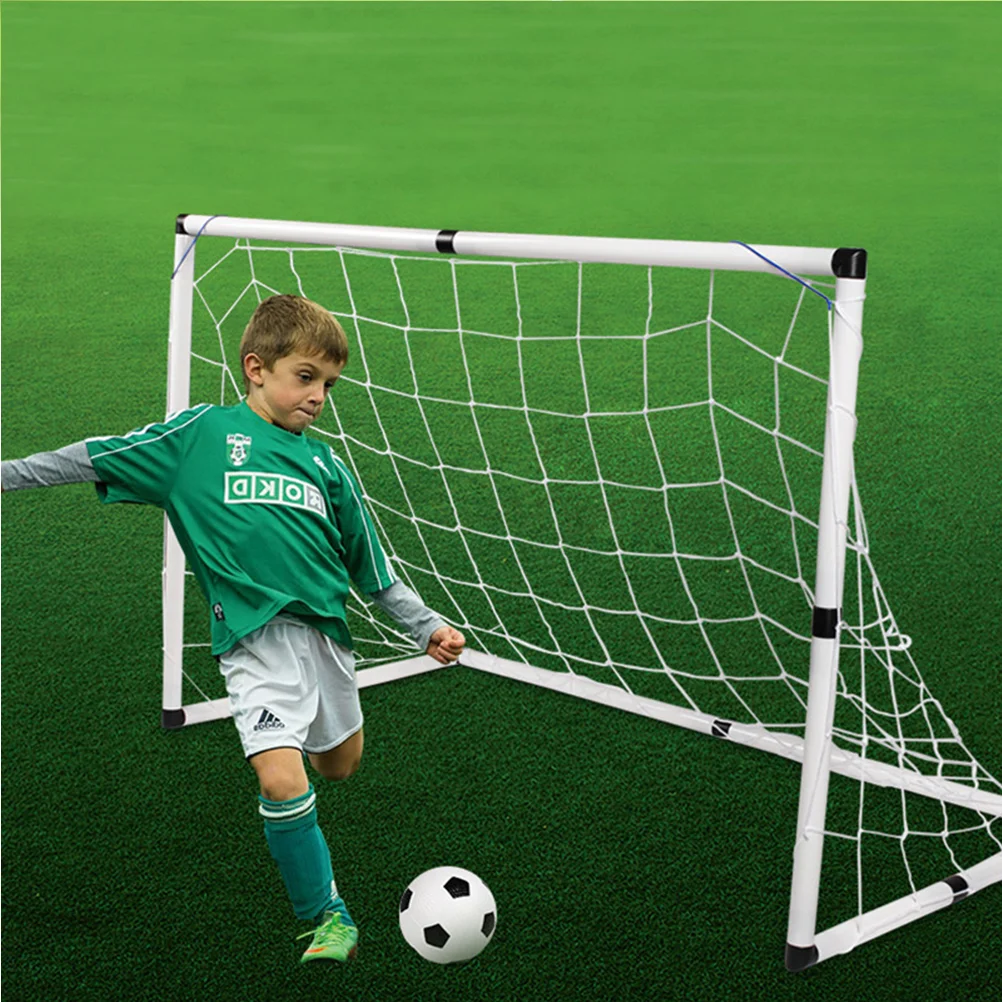 Soccer Net Training Football Mini Kids Door Toys Outdoor Toy Goal Outdoors Game Outside Indoor Playset Suit Ball Set Collapsible