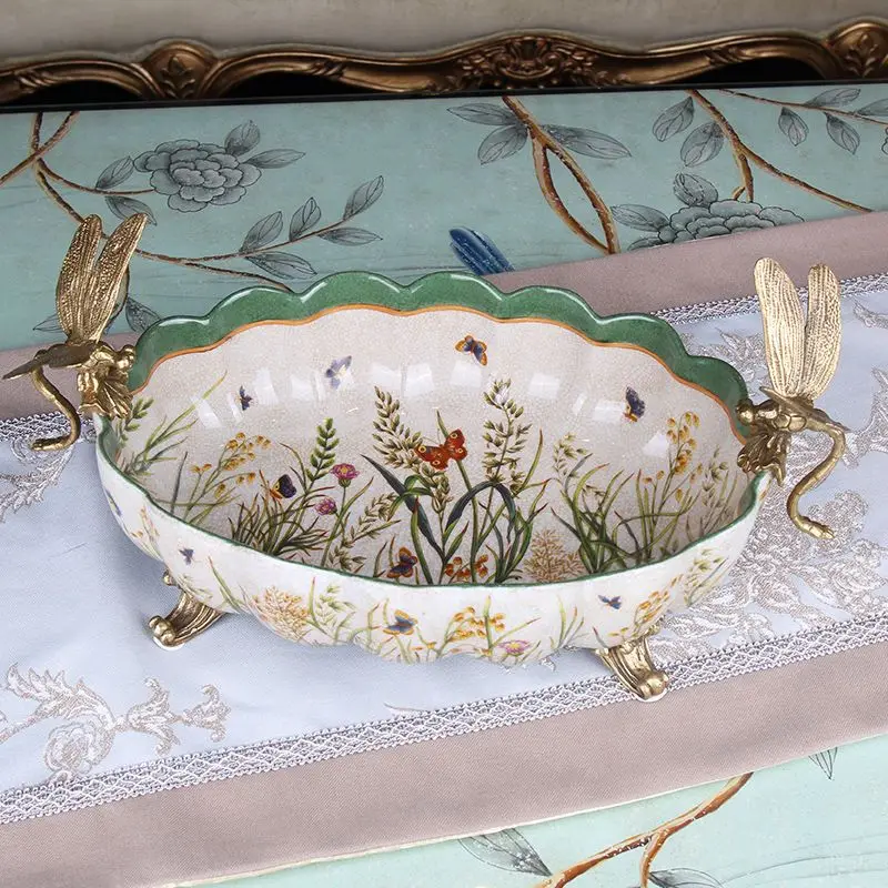 

Creative fruit plate modern simple living room home high-end home accessories coffee table ornament