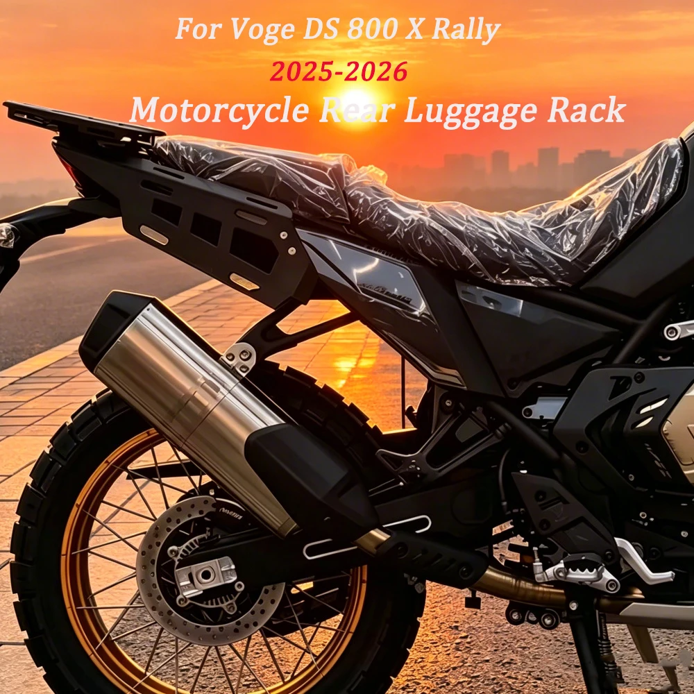 For Voge DS 800 X Rally 2025-2026 Motorcycle Rear Luggage Rack DS800XRally DS800 X Cargo Rack Rear Carrier Support Bracket