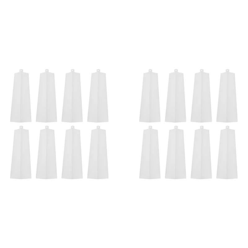 16 Pcs Aluminum Siding Corners Outside White Siding Corner Caps Smooth Siding Aluminum Corner Trim 16 Metal Nails