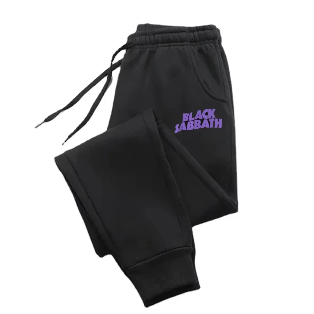 Pantalones Black Sabbath y Ozzy Osbourne, ropa de calle Harajuku, pantalones de chándal para correr para hombre y mujer, pantalones deportivos para correr con estampado