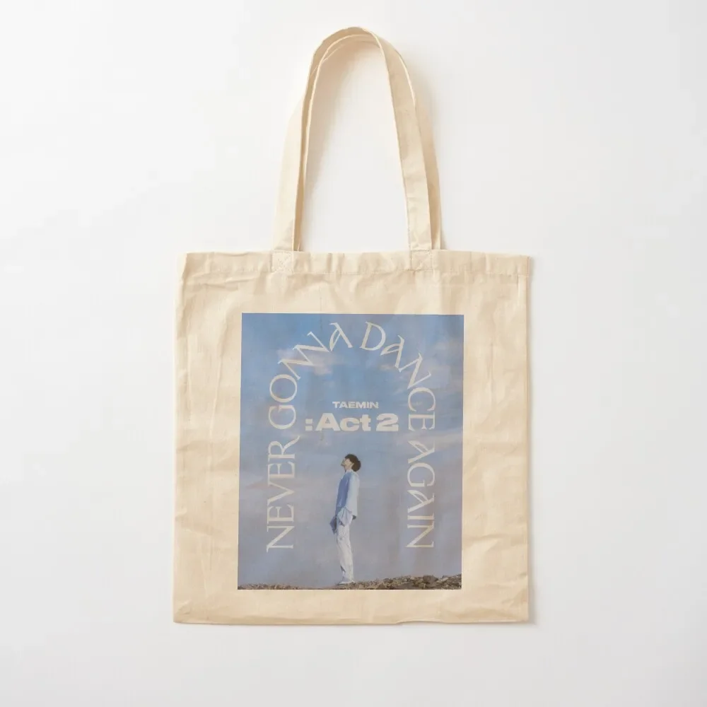 

SHINee TAEMIN NEVER GONNA DANCE AGAIN: ACT 2 - IDEA Tote Bag canvas tote bags Canvas bag Tote Bag