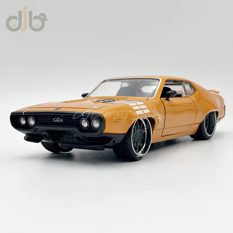 1:24 Diecast Car Model Toy PLymouth GTX Miniature Replica For Collection