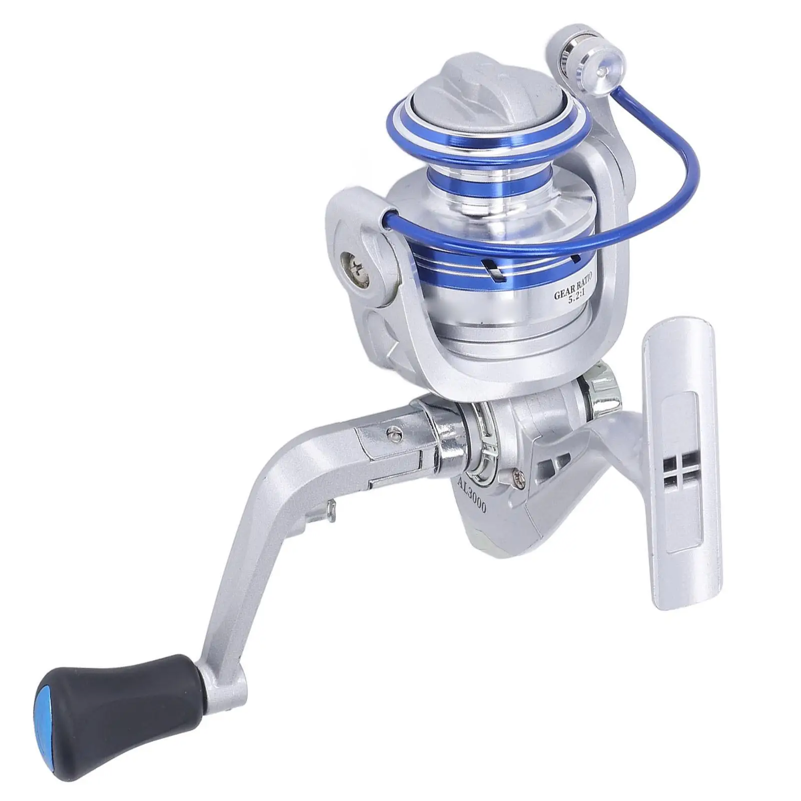 

Foldable Fishing Reel AL2000-5000 Series - Stainless Steel, 5.2:1 Gear Ratio, Mirror Coating