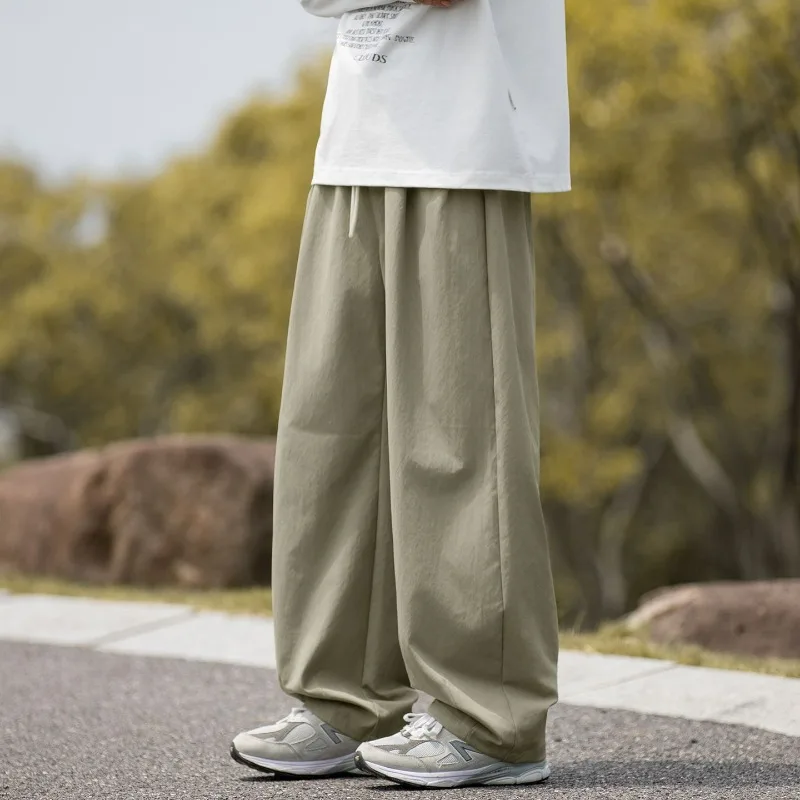 

Мужские спортивные эластичные быстросохнущие брюки-карго для занятий спортом на открытом воздухе, осенние походные спортивные штаны, износостойкие мужские мешковатые винтажные повседневные брюки