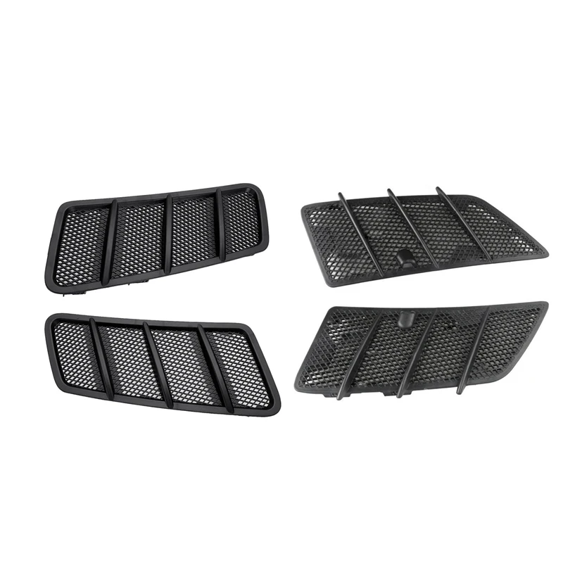 

4Pcs Car Front Hood Vent Grille For Mercedes Benz W166 GL GL350 2012-2015 & W164 ML / GL Class 2008-2011