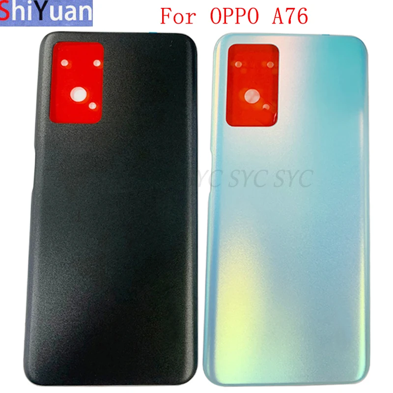 

Battery Cover Rear Door Housing Case For OPPO A76 CPH2375 Back Cover with Logo Replacement Parts