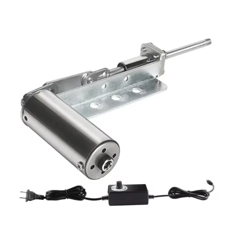 Upgraded Reciprocating Shaft Compact Linear Actuator, 39mm Stroke, Metal Reciprocating Motor Fittings