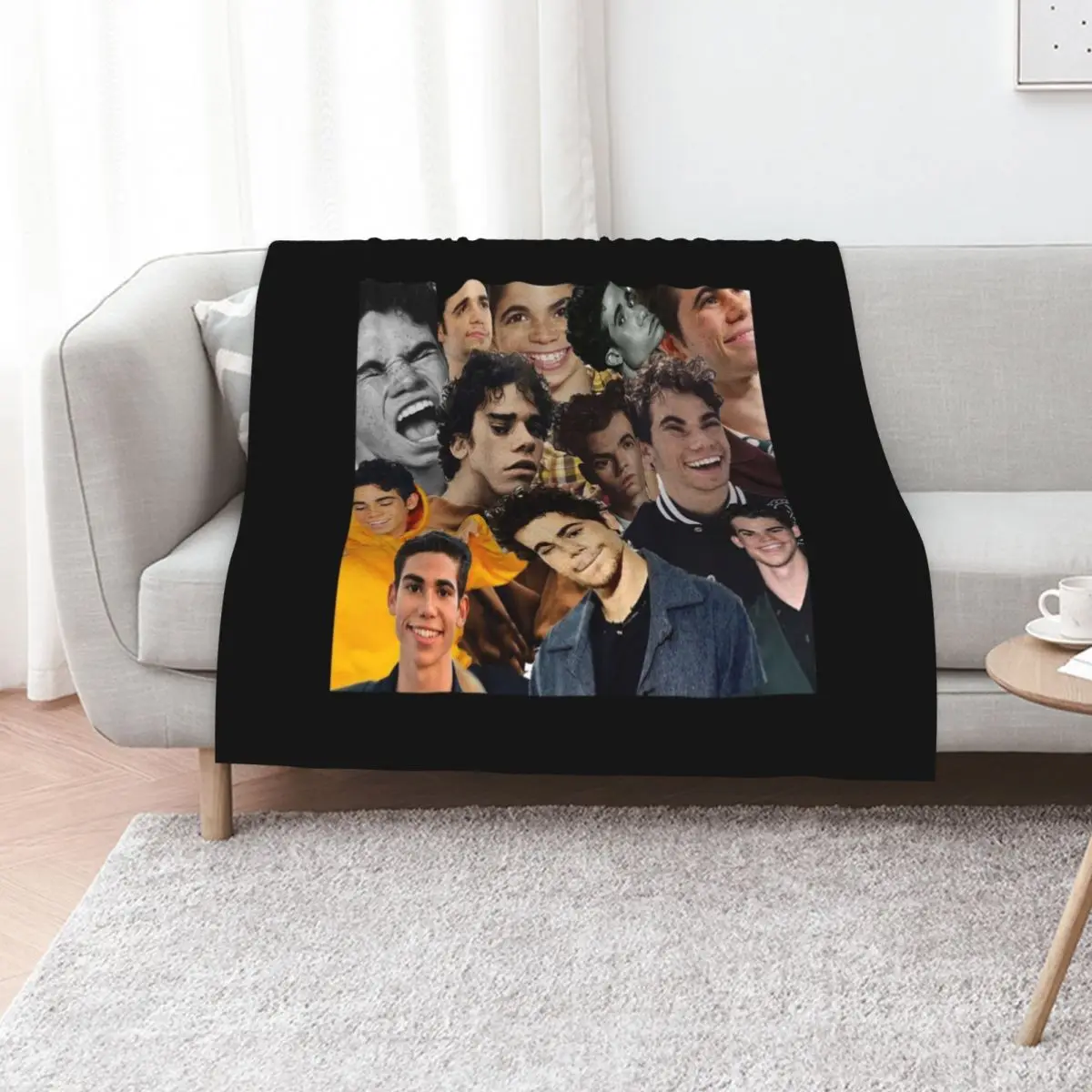 Cameron boyce collage design 2019 Throw Blanket Plaid on the sofa blankets and throws Thin Warm halloween bed plaid Blankets
