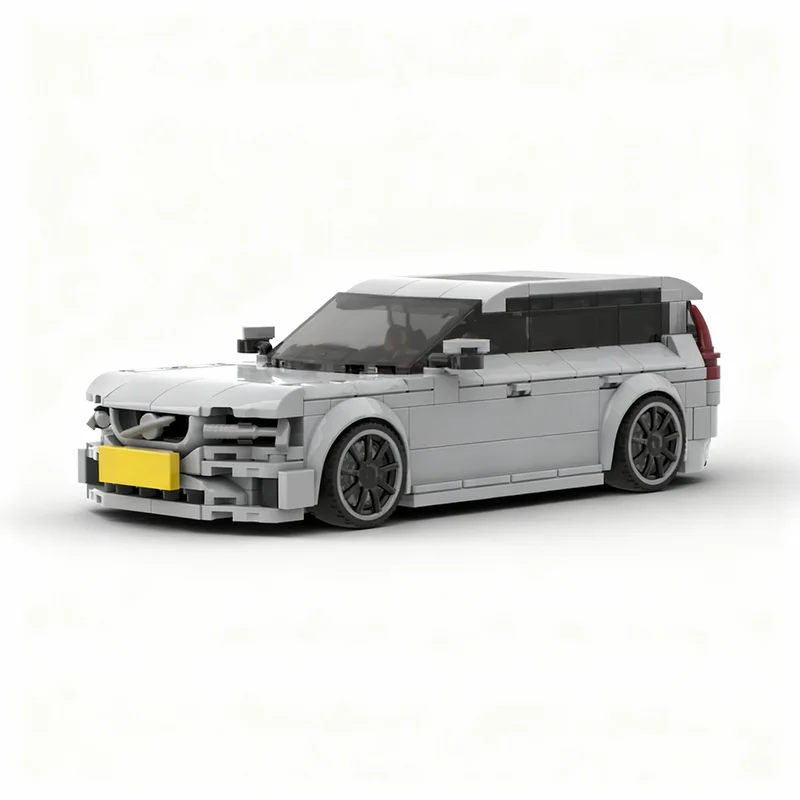 403 pièces MOC Volvo T8 Polestar Gris Bleu Clair City Champions Blocs de Construction Modèle Jouets d'Architecture Cadeaux de Noël Éducatifs