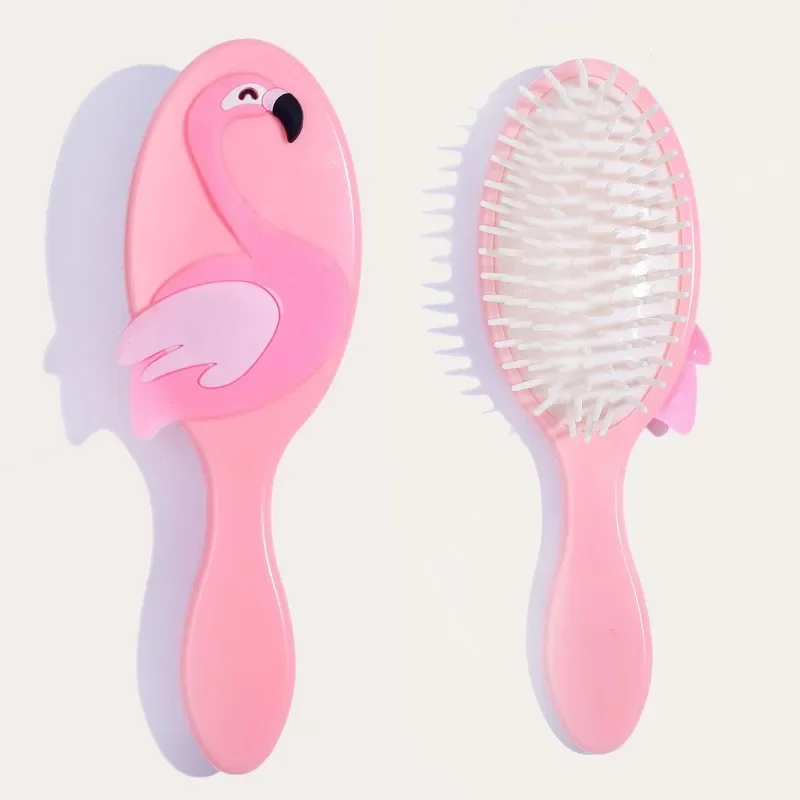 Mini Cute Cartoon Air Cushion Comb Portable Head Massage Hair Brush Kawaii Cartoon Hair Brush for Women Girls Hairdressing Tools