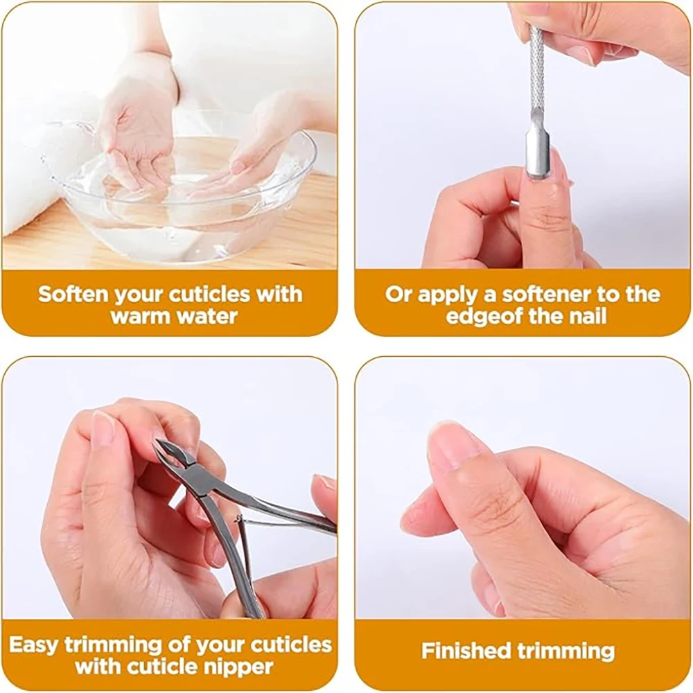 Manicure Tools Nail Scissors Silver Stainless Steel Nail Cuticle Nipper Dead Skin Removal Product Manicure Dead Skin Scissors