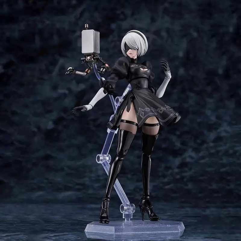 In-stock KO Figma 2B Figma No.643 NieR 2B Type 2B Articulated Action Figure, Model, Ornament, Statue, Toys Gifts view 4
