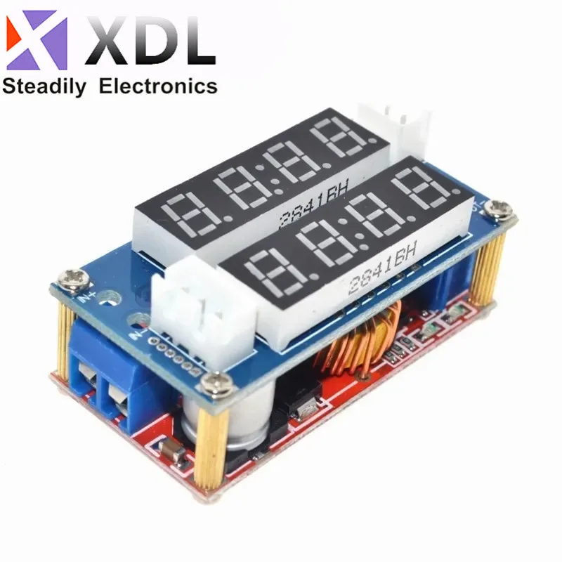 XL4015 5A Adjustable Power CC/CV Step-down Charge Module LED Driver Voltmeter Ammeter Constant current constant voltage