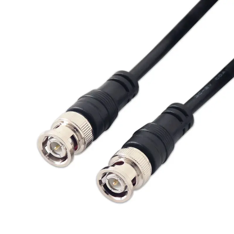 BNC RG59 75 Ohm Coaxial HD CCTV camera male to male Connector BNC Extension Cable