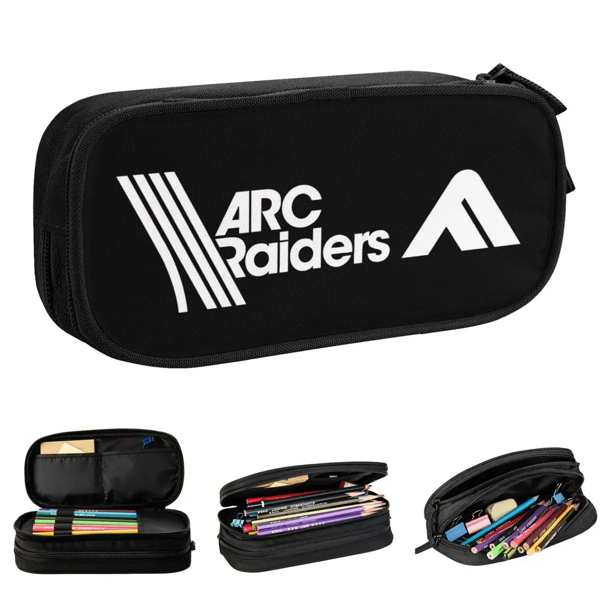 

Game Logo ARC Raiders Pencil Cases Pencilcases Pen Kids Big Capacity Bag Students School Zipper Accessories