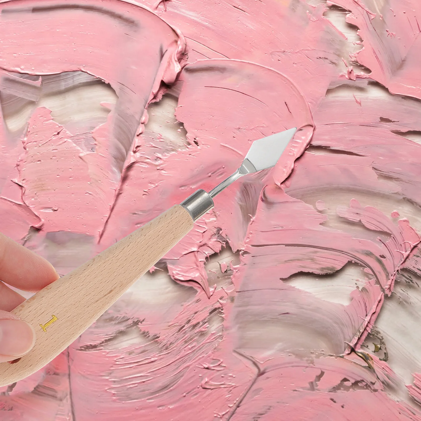 

4pcs Oil Painting Scrapers Plastic Painting Spatula Set For Canvas Art Flexible Tools Smooth Surface Comfortable Grip