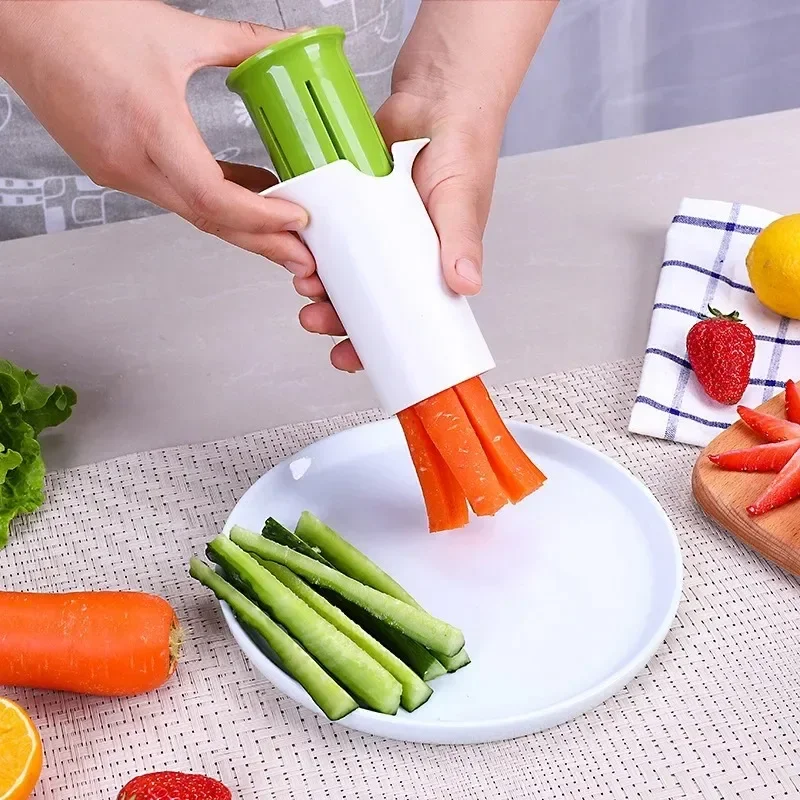 

Creative Vegetable Cutters Fruit Kitchen Cucumber Carrot Divider Strawberry Slicer Splitter Kitchen Gadget Accessories 파쇄기