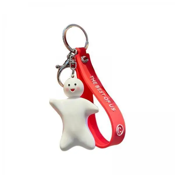 Cute Couple Lovers Keychain Plush Pendant Funny Keychain Charm Bag Accessories Gift for Men Women Valentines