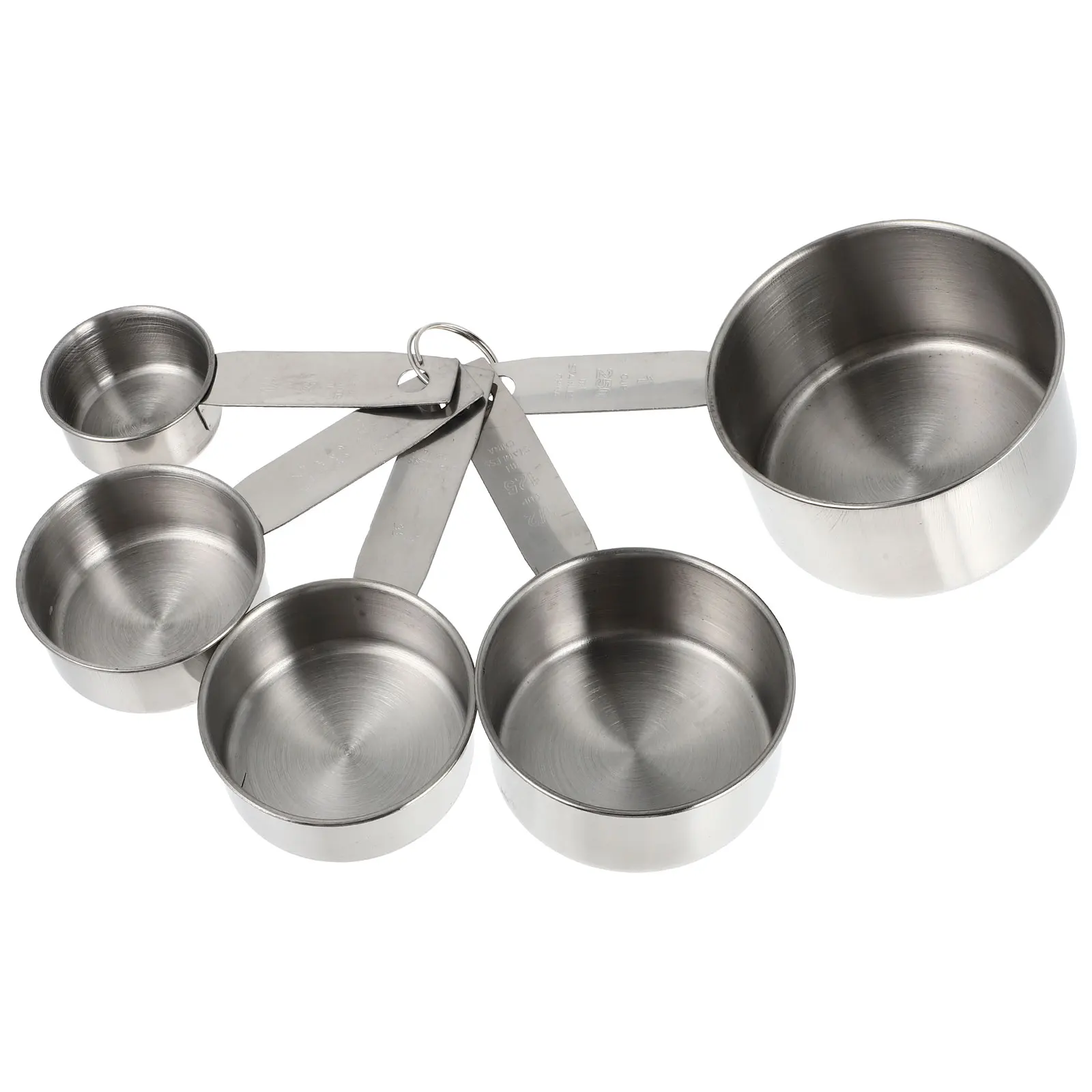 

5 Pcs Measuring Set Stainless Steel Powder Spoon Flour Spoon Kitchen Tool Scoop Coffee Scoop Household