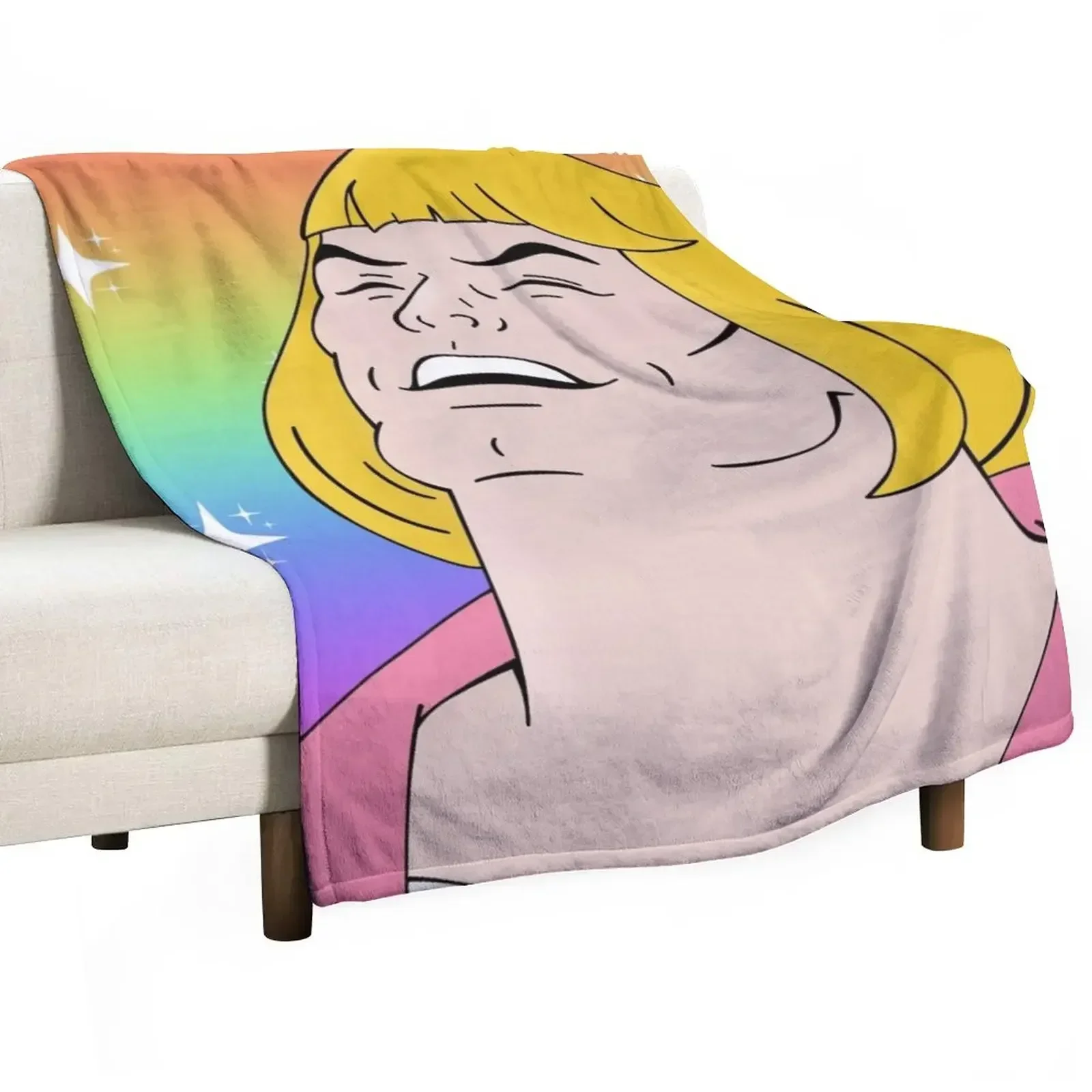 

He-Man Throw Blanket Blankets Sofas Of Decoration Stuffeds Luxury Brand Plaid Blankets