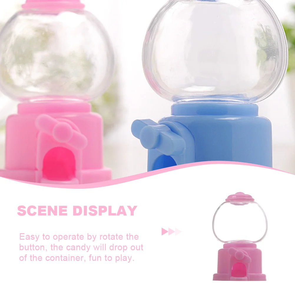 Bubble Gum Dispenser Machine Gumball Candy Grabbing Machines Heart-shaped Pink Plastic Child