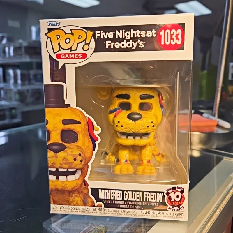 

Коллекционная фигурка Funko POP Original Five Nights At Freddy's: Фредди, Чика, Эклипс, Шэдоу, Бонни, Позидон, Фокси — игрушка-подарок