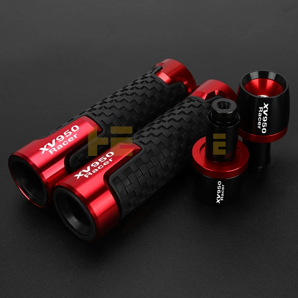 

For YAMAHA XV950RACER XV 950 XV950 RACER 2016-2026 XV950 7/8'' 22MM Motorcycle Handlebar Grip Ends Plugs Handle Bar Caps Cover