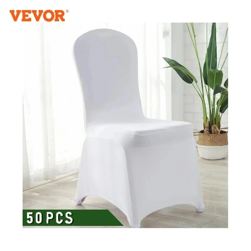 VEVOR Wedding Chair Covers 50Pcs Chair Cover Spandex Stretch Slipcover for Restaurant Banquet Hotel Dining Party Universal