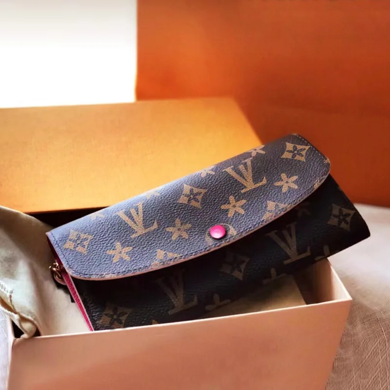 Classic wallet, mid length, two fold vintage card bag, large capacity, multiple card slots, ID card holder, female wallet